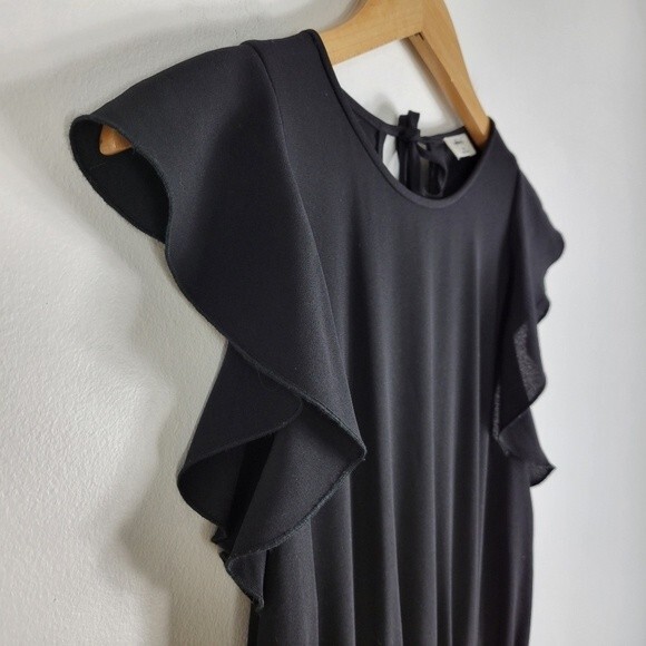 Wilfred Fleurette Ruffle Cap Sleeve Cropped Wide Leg Jumpsuit XXS - Picture 5 of 14